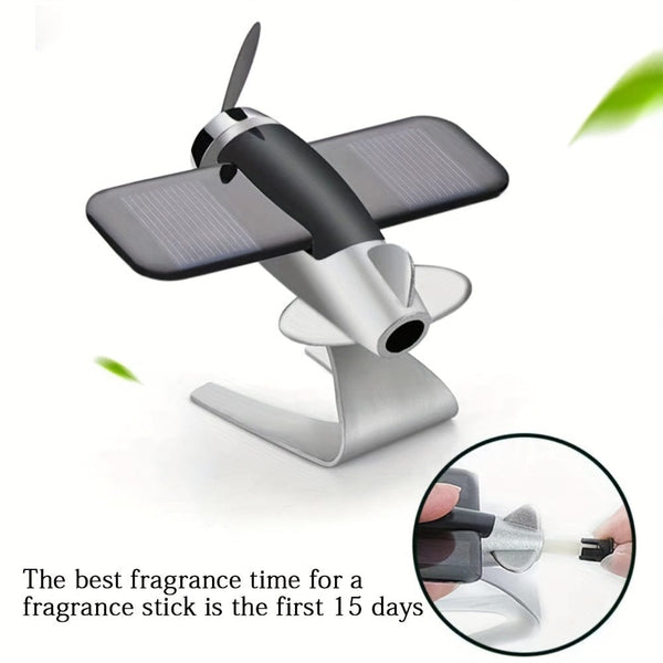 Planet Gates 1pc High-end Solar Aircraft Design Car Interior Decoration, Creative Car Dashboard Decoration, Car Aromatherapy Diffuser Ornament