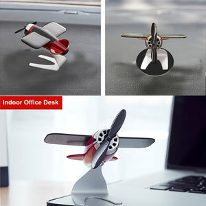 Planet Gates 1pc High-end Solar Aircraft Design Car Interior Decoration, Creative Car Dashboard Decoration, Car Aromatherapy Diffuser Ornament