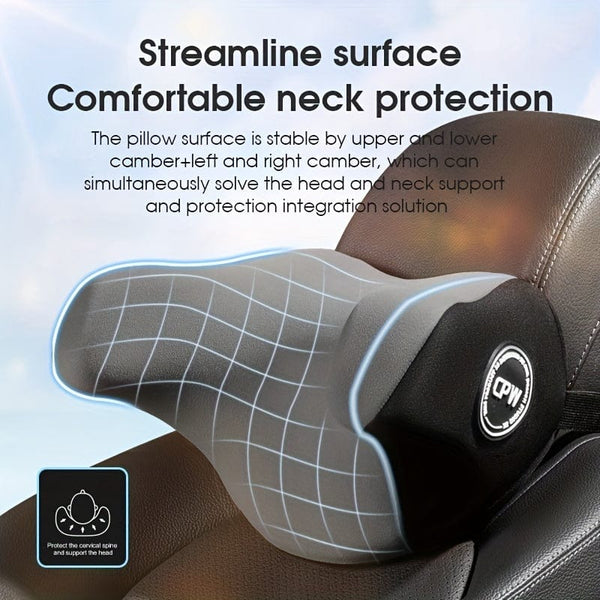 Planet Gates 1pc High-grade car headrest four seasons general car memory cotton pillow car neck pillow car general automotive supplies accessories