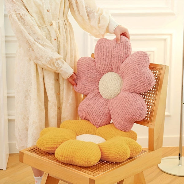 Planet Gates 1pc Home Decorative Cushion, Breathable Flower Seat Cushion, Table Chair Cushion Floor Pillow For Sofa Couch Bed Office