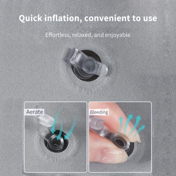 Planet Gates 1pc Inflatable Square Pillow, Portable Inflatable Pillow, Small Square Velvet Travel Air Pillow, Comfortable Inflatable Pillow For Office, Camping, Hiking, Car, Nap And Holiday Travel