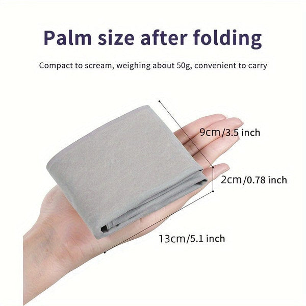 Planet Gates 1pc Inflatable Square Pillow, Portable Inflatable Pillow, Small Square Velvet Travel Air Pillow, Comfortable Inflatable Pillow For Office, Camping, Hiking, Car, Nap And Holiday Travel