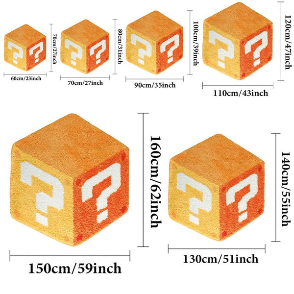 Planet Gates 1pc Irregular Question Mark Dice Decorate Area Rug, Bedroom Bedside Plush Floor Mat, Home Large Area Living Room Carpet Fashion Cloakroom Fluffy Rug, Xmas Gift