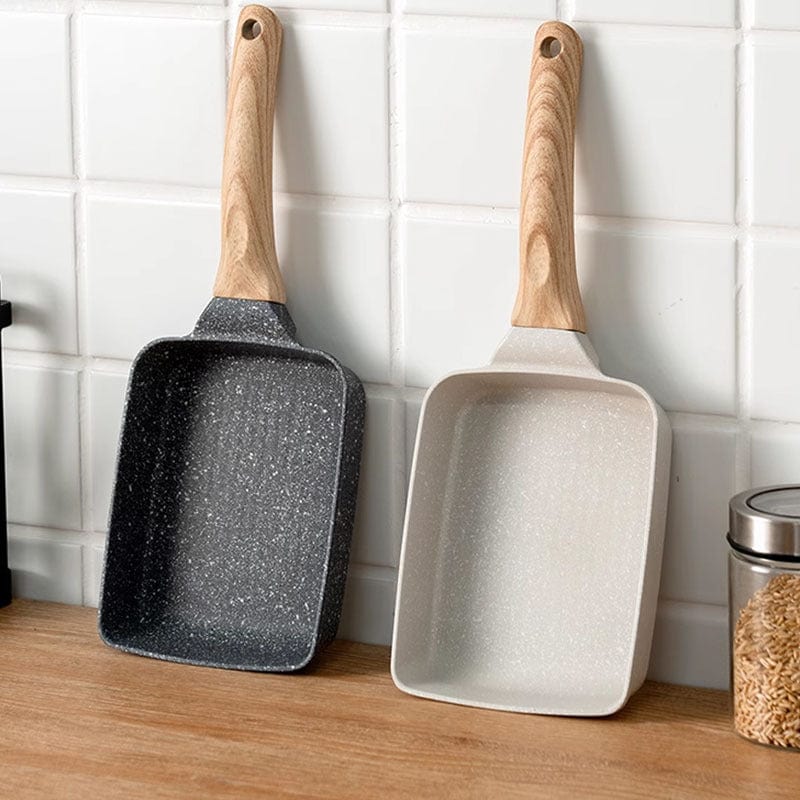 Planet Gates 1pc, Japanese Omelette Pan (14.99cmx17.98cm), Cast Iron Tamagoyaki Egg Pan, Rectangle Tamago Pan, Small Frying Pan, Kitchen Utensils, Kitchen Gadgets, Kitchen Accessories, Home Kitchen Items