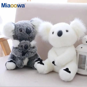 Planet Gates 1pc Kawaii Simulation Australia Koala Plush Toy Stuffed Animal Doll Mom Baby Kids Infant Girls Toys Birthday Gift Home Decor