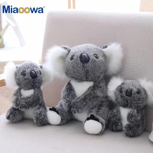 Planet Gates 1pc Kawaii Simulation Australia Koala Plush Toy Stuffed Animal Doll Mom Baby Kids Infant Girls Toys Birthday Gift Home Decor