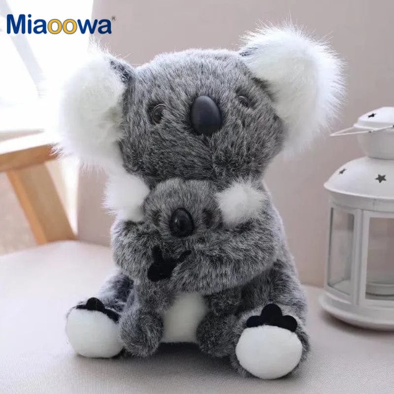Planet Gates 1pc Kawaii Simulation Australia Koala Plush Toy Stuffed Animal Doll Mom Baby Kids Infant Girls Toys Birthday Gift Home Decor