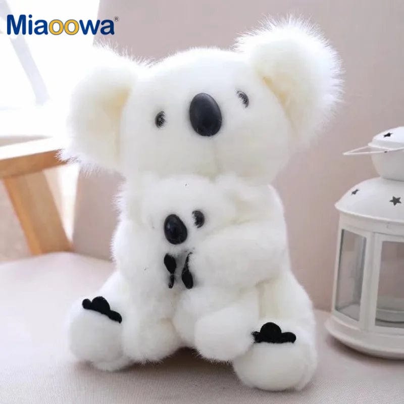 Planet Gates 1pc Kawaii Simulation Australia Koala Plush Toy Stuffed Animal Doll Mom Baby Kids Infant Girls Toys Birthday Gift Home Decor