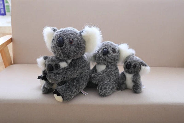 Planet Gates 1pc Kawaii Simulation Australia Koala Plush Toy Stuffed Animal Doll Mom Baby Kids Infant Girls Toys Birthday Gift Home Decor