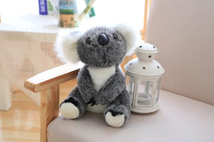 Planet Gates 1pc Kawaii Simulation Australia Koala Plush Toy Stuffed Animal Doll Mom Baby Kids Infant Girls Toys Birthday Gift Home Decor