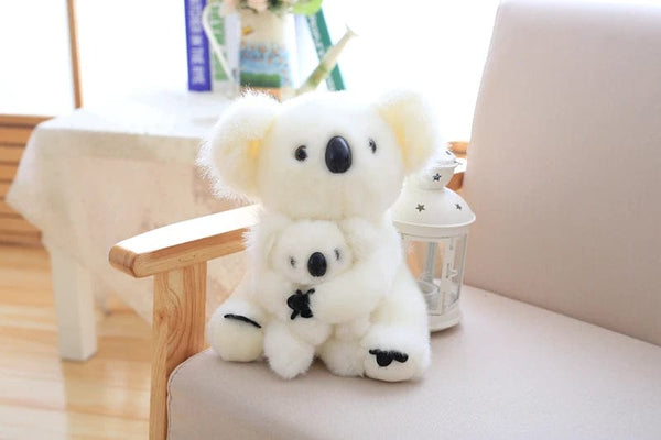 Planet Gates 1pc Kawaii Simulation Australia Koala Plush Toy Stuffed Animal Doll Mom Baby Kids Infant Girls Toys Birthday Gift Home Decor