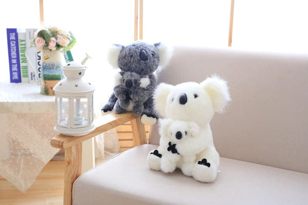 Planet Gates 1pc Kawaii Simulation Australia Koala Plush Toy Stuffed Animal Doll Mom Baby Kids Infant Girls Toys Birthday Gift Home Decor