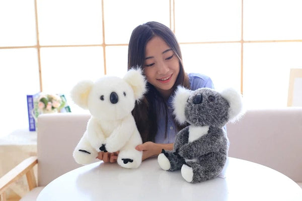 Planet Gates 1pc Kawaii Simulation Australia Koala Plush Toy Stuffed Animal Doll Mom Baby Kids Infant Girls Toys Birthday Gift Home Decor