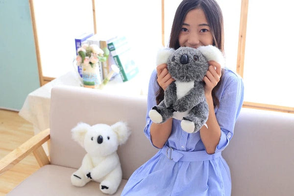 Planet Gates 1pc Kawaii Simulation Australia Koala Plush Toy Stuffed Animal Doll Mom Baby Kids Infant Girls Toys Birthday Gift Home Decor