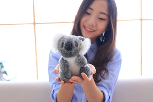 Planet Gates 1pc Kawaii Simulation Australia Koala Plush Toy Stuffed Animal Doll Mom Baby Kids Infant Girls Toys Birthday Gift Home Decor