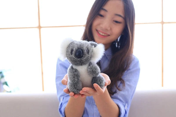 Planet Gates 1pc Kawaii Simulation Australia Koala Plush Toy Stuffed Animal Doll Mom Baby Kids Infant Girls Toys Birthday Gift Home Decor