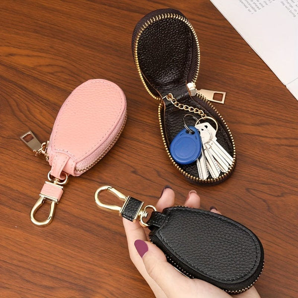 Planet Gates 1pc Key Bag Women's Portable Cute Multifunctional Mini Car Key Bag Men's Zipper Home Car Key Chain