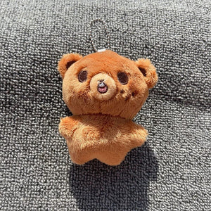 Planet Gates 1pc Kpop Cartoon Cheetah Lee Doyoung Mark Same Plush Keyrings Q Styles Mini Gomdo Lee Taeyong Keychains Key Rings Bag Pendants