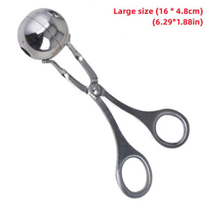 Planet Gates 1pc / Large 1pc, Meat Baller, Stainless Steel Meatball Maker, Meat Baller Tongs, Cake Pop, Ice Tongs, Cookie Dough Scoop, Kitchen Gadgets, Kitchen Stuff, Kitchen Accessories, Home Kitchen Items