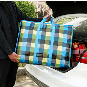 Planet Gates 1pc Large Capacity Hanging Storage Bag, Moving Packaging Storage Bag, Waterproof Storage Bag With Zippers & Reinforced Handle, Suitable For Student Back To School