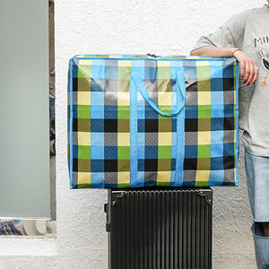 Planet Gates 1pc Large Capacity Hanging Storage Bag, Moving Packaging Storage Bag, Waterproof Storage Bag With Zippers & Reinforced Handle, Suitable For Student Back To School