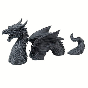 Planet Gates 1pc, Large Dragon Gothic Garden Decor Statue Garden Sculptures Gothic Indoor Outdoor Decor Statue