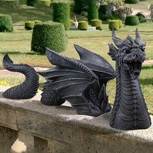 Planet Gates 1pc, Large Dragon Resin Statue, Gothic Resin Crafts Ornaments, Tree Decor, Room Decor, Home Decor, Scene Decor, Desktop Decor