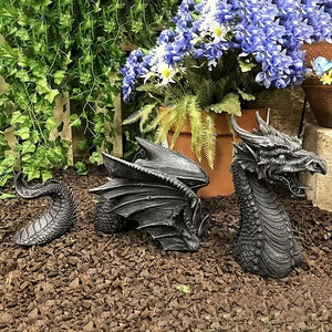Planet Gates 1pc, Large Dragon Resin Statue, Gothic Resin Crafts Ornaments, Tree Decor, Room Decor, Home Decor, Scene Decor, Desktop Decor