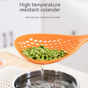 Planet Gates 1pc Large Scoop Colander Strainer, Skimmer Slotted Spoon Scoop Thermoplastic Colander Strainer Shovel, Cooking Utensils For Kitchen Cooking Baking Heat Resistant