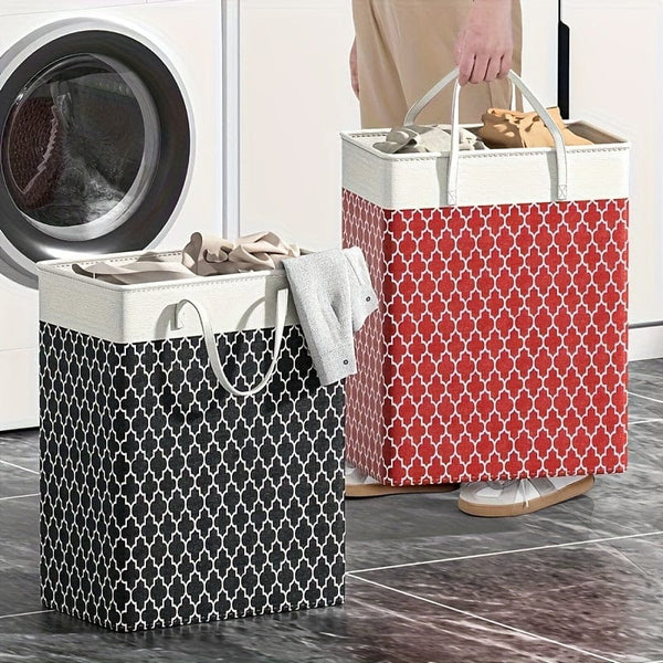 Planet Gates 1pc Laundry Storage Basket, Laundry Hamper Box With Handles, Bathroom Laundry Storage Container, Household Storage Organizer For Laundry Room, Bedroom, Bathroom, Home, Dorm