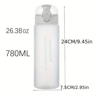 Planet Gates 1pc, Leak-Proof Sports Water Bottle - 780ml/26.3oz - Fashionable and Portable - Perfect for Outdoor Activities