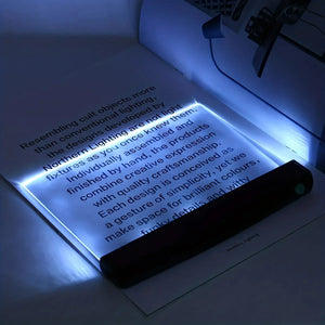Planet Gates 1pc LED Flat Panel Night Vision Reading Light, Eye Protection Reading Light Student Night Reading Light