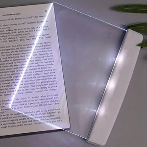 Planet Gates 1pc LED Flat Panel Night Vision Reading Light, Eye Protection Reading Light Student Night Reading Light