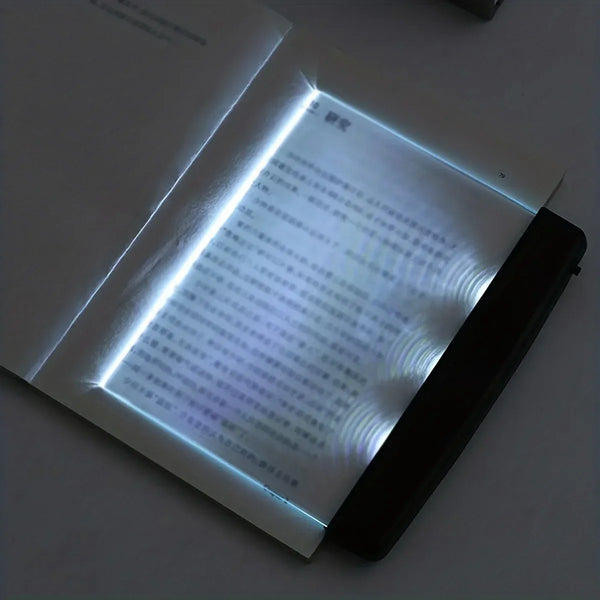 Planet Gates 1pc LED Flat Panel Night Vision Reading Light, Eye Protection Reading Light Student Night Reading Light
