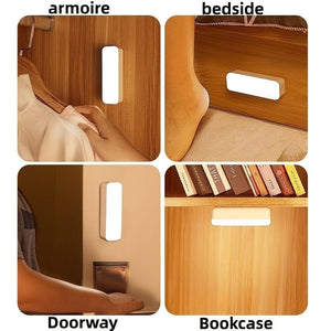 Planet Gates 1pc LED light, wireless magnetic USB rechargeable kitchen night light, battery powered operating light for interior and interior lighting