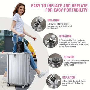 Planet Gates 1pc Leg Elevation Pillow Inflatable Wedge Pillows Comfort Leg Pillows For Sleeping Leg & Back Relax Leg Support Pillow Leg Wedge Pillows For After Aurgery, Hip, Foot, Ankle Recovery