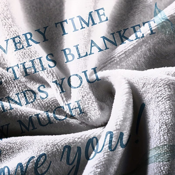 Planet Gates 1pc Lightweight Flannel Blanket Granddaughter Gives Grandmother Gift Blanket Super Soft Cover Blanket Christmas Gift Blanket