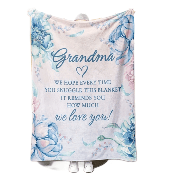 Planet Gates 1pc Lightweight Flannel Blanket Granddaughter Gives Grandmother Gift Blanket Super Soft Cover Blanket Christmas Gift Blanket