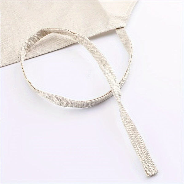 Planet Gates 1pc, Linen Apron, Cartoon Style Rooster Printed Kitchen Apron, Thickened Cute Waist Cooking Apron, Fashion Housework Kitchen Household Workwear, Kitchen Supplies