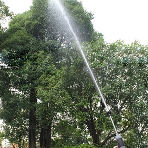 Planet Gates 1pc Long Bar High Pressure Gun, Car Wash Water Gun, Garden Hose Nozzle, Garden Watering Water Gun, Household Car Wash Tool, Rubberized Handle Spray Gun