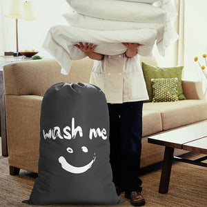 Planet Gates 1pc Machine Washable Travel Laundry Bag - Nylon Fabric Dirty Clothes Organizer With Cylindrical Design And Drawstring Closure - Easy Fit For Laundry Hamper Or Basket - Perfect For On-the-Go Laundry Needs