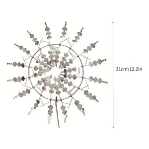 Planet Gates 1pc Magical Kinetic Metal Windmill Spinner Wind Powered Catchers, Creative Patio Garden Lawn Outdoor Courtyard Decoration Unique Wind Collectors