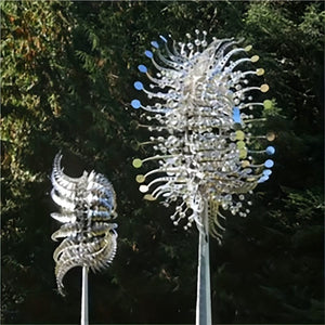Planet Gates 1pc Magical Kinetic Metal Windmill Spinner Wind Powered Catchers, Creative Patio Garden Lawn Outdoor Courtyard Decoration Unique Wind Collectors