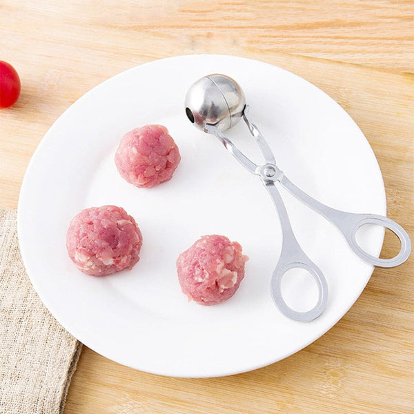 Planet Gates 1pc, Meat Baller, Stainless Steel Meatball Maker, Meat Baller Tongs, Cake Pop, Ice Tongs, Cookie Dough Scoop, Kitchen Gadgets, Kitchen Stuff, Kitchen Accessories, Home Kitchen Items
