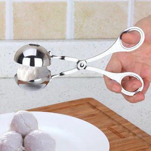 Planet Gates 1pc, Meat Baller, Stainless Steel Meatball Maker, Meat Baller Tongs, Cake Pop, Ice Tongs, Cookie Dough Scoop, Kitchen Gadgets, Kitchen Stuff, Kitchen Accessories, Home Kitchen Items