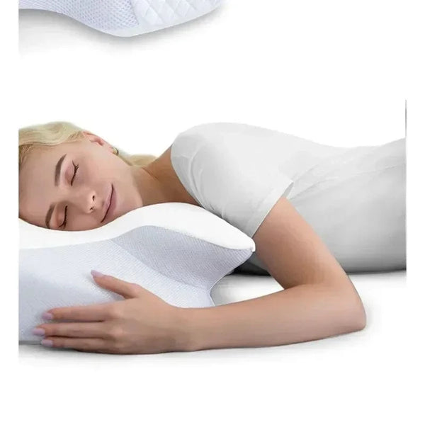 Planet Gates 1pc Memory Foam Cervical Pillow Fast Rebound Memory Sleeping Pillows 2in1 Ergonomic Orthopedic Pillow for Neck Pain Neck Pillow