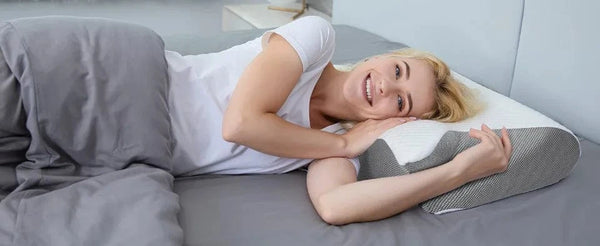 Planet Gates 1pc Memory Foam Cervical Pillow Fast Rebound Memory Sleeping Pillows 2in1 Ergonomic Orthopedic Pillow for Neck Pain Neck Pillow