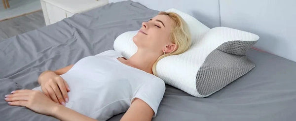 Planet Gates 1pc Memory Foam Cervical Pillow Fast Rebound Memory Sleeping Pillows 2in1 Ergonomic Orthopedic Pillow for Neck Pain Neck Pillow
