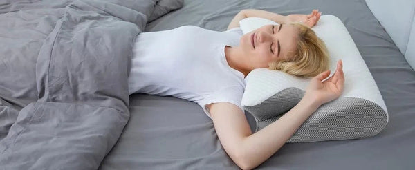 Planet Gates 1pc Memory Foam Cervical Pillow Fast Rebound Memory Sleeping Pillows 2in1 Ergonomic Orthopedic Pillow for Neck Pain Neck Pillow