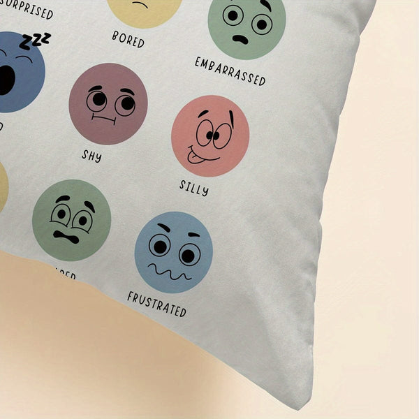 Planet Gates 1pc Mental Health Throw Pillow Cover, Double Sided Printing, Essential Pillow For Counseling Office, Suitable For Family Psychotherapist Office Counselor Office, Without Pillow Insert